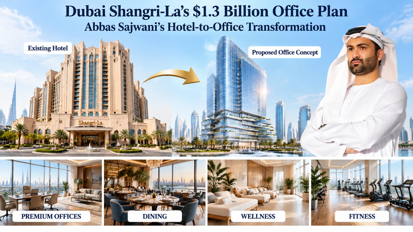 Dubai Shangri-La Office Tower – Abbas Sajwani’s Plan