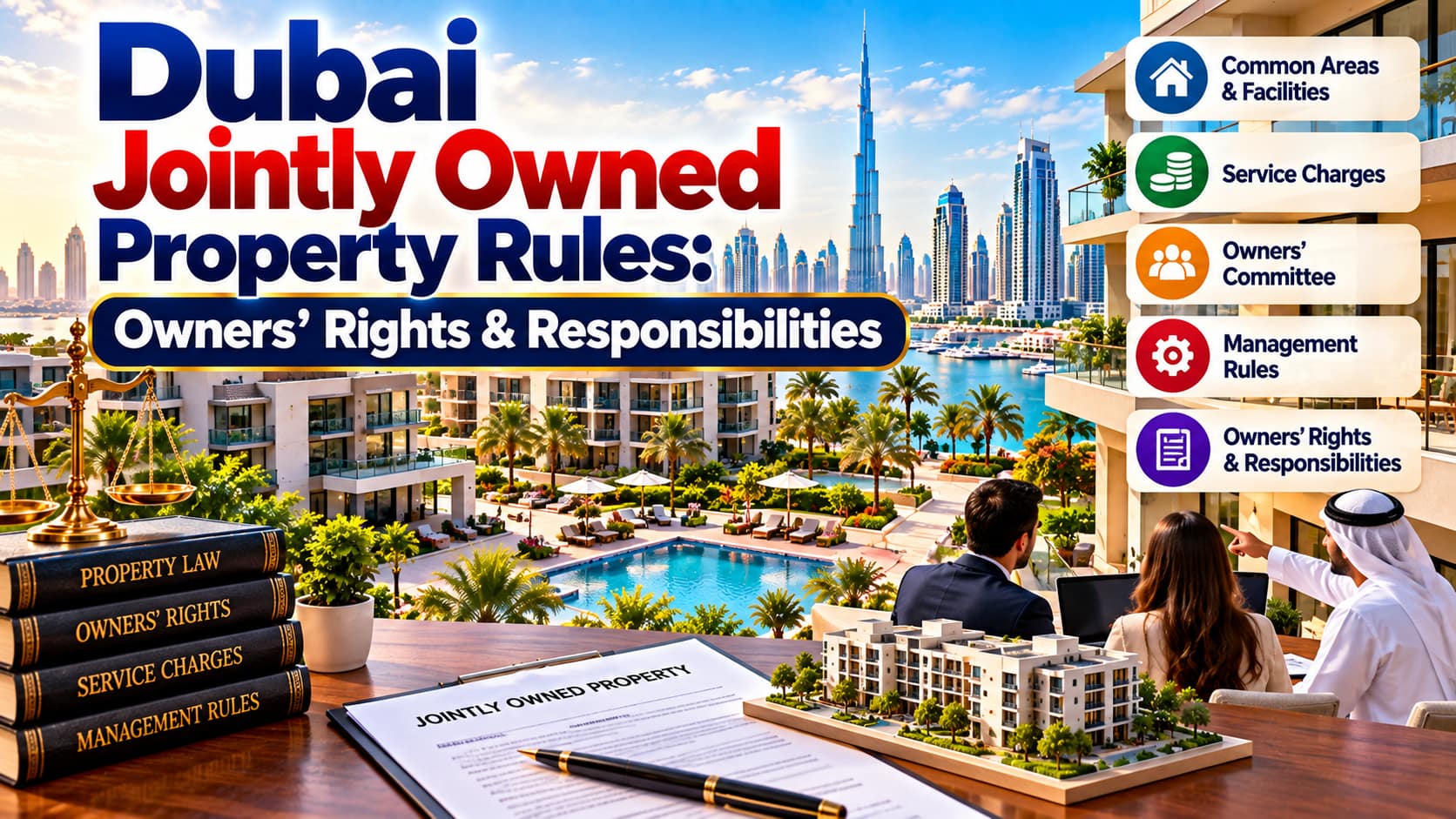 Dubai Jointly Owned Property Rules for owners' rights and responsibilities