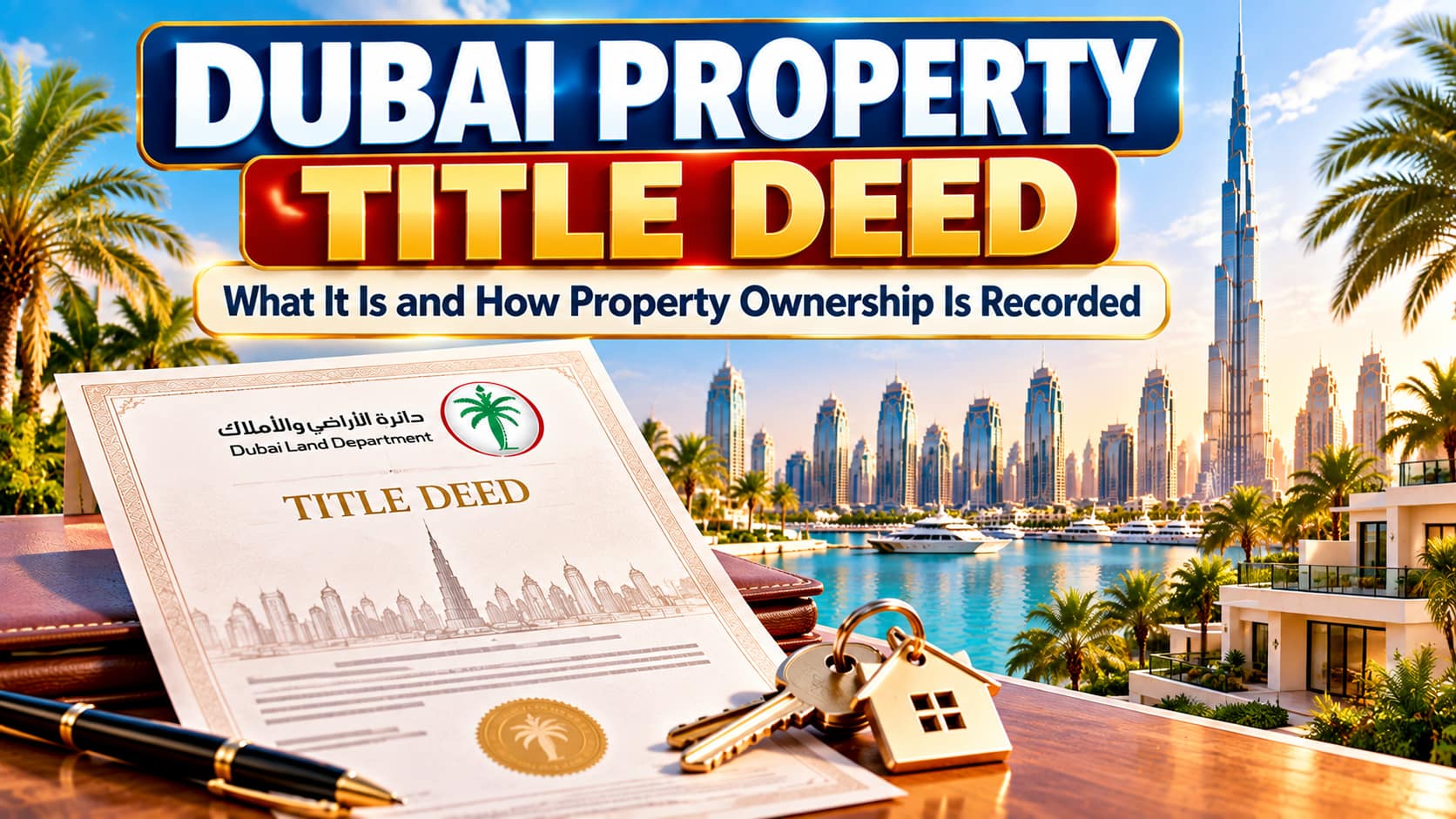 Dubai Property Title Deed and property ownership record
