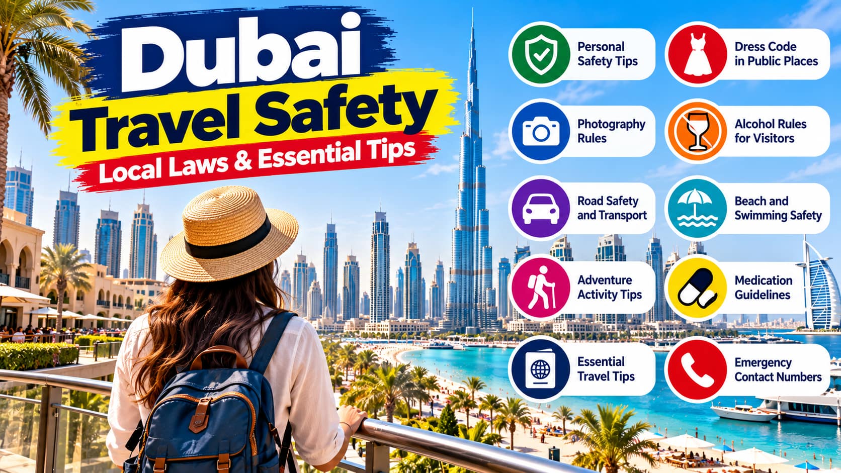 Dubai travel safety tips and local laws for tourists