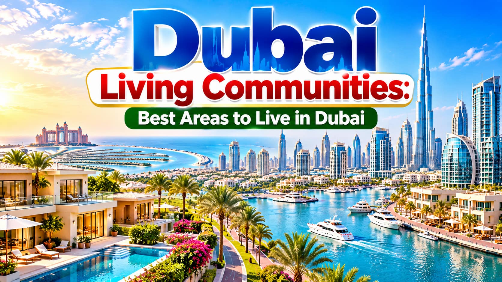 Dubai Living Communities and the best areas to live in Dubai