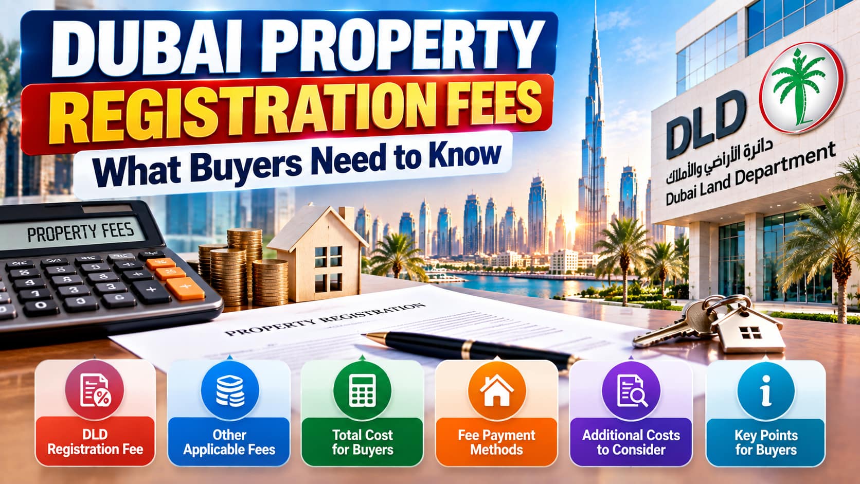 Dubai Property Registration Fees explained for property buyers