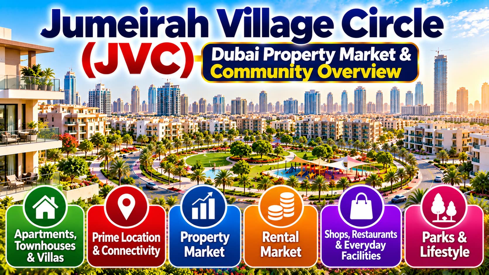 Jumeirah Village Circle JVC Dubai property market and community overview