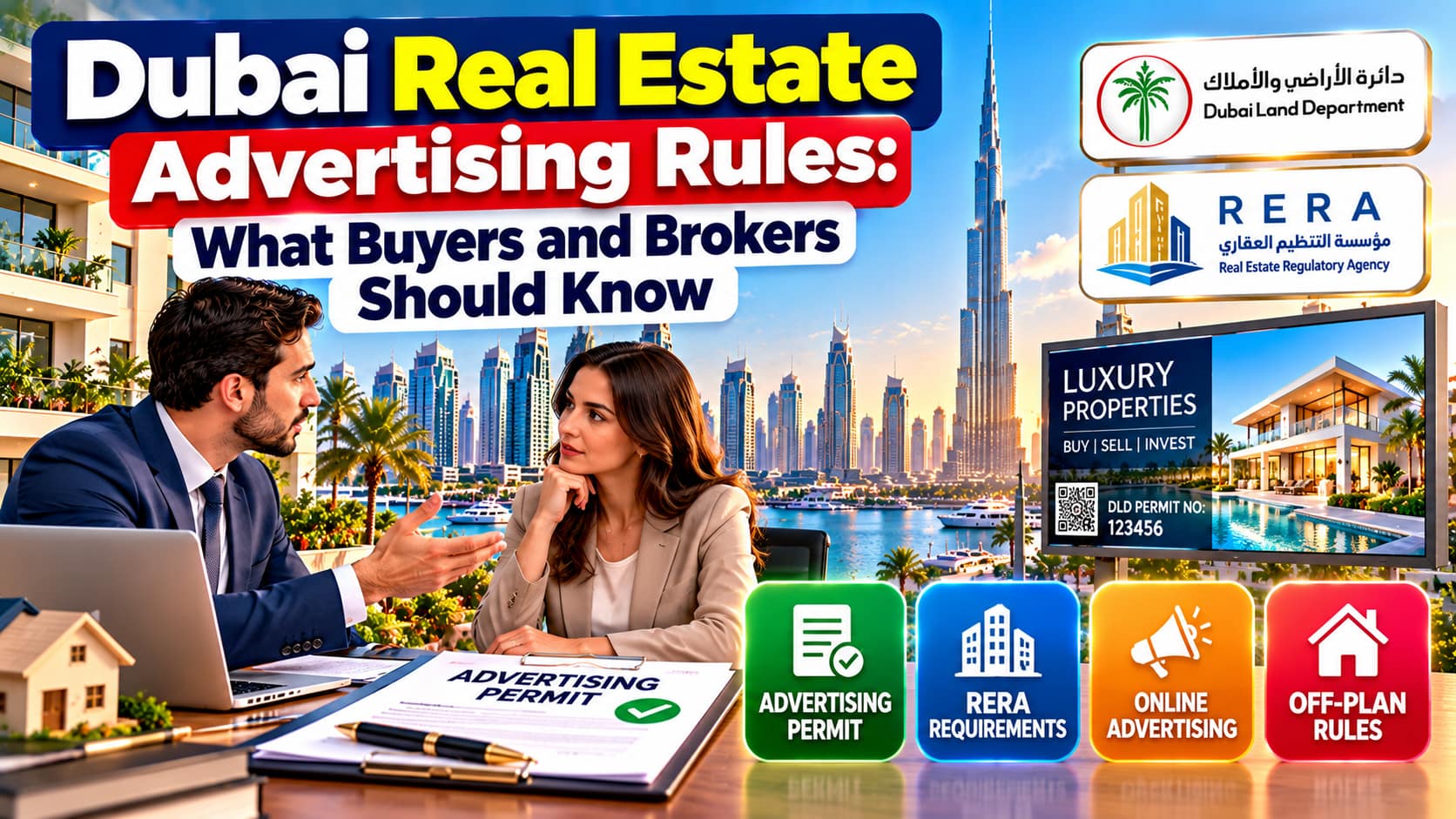 Dubai Real Estate Advertising Rules for buyers and brokers