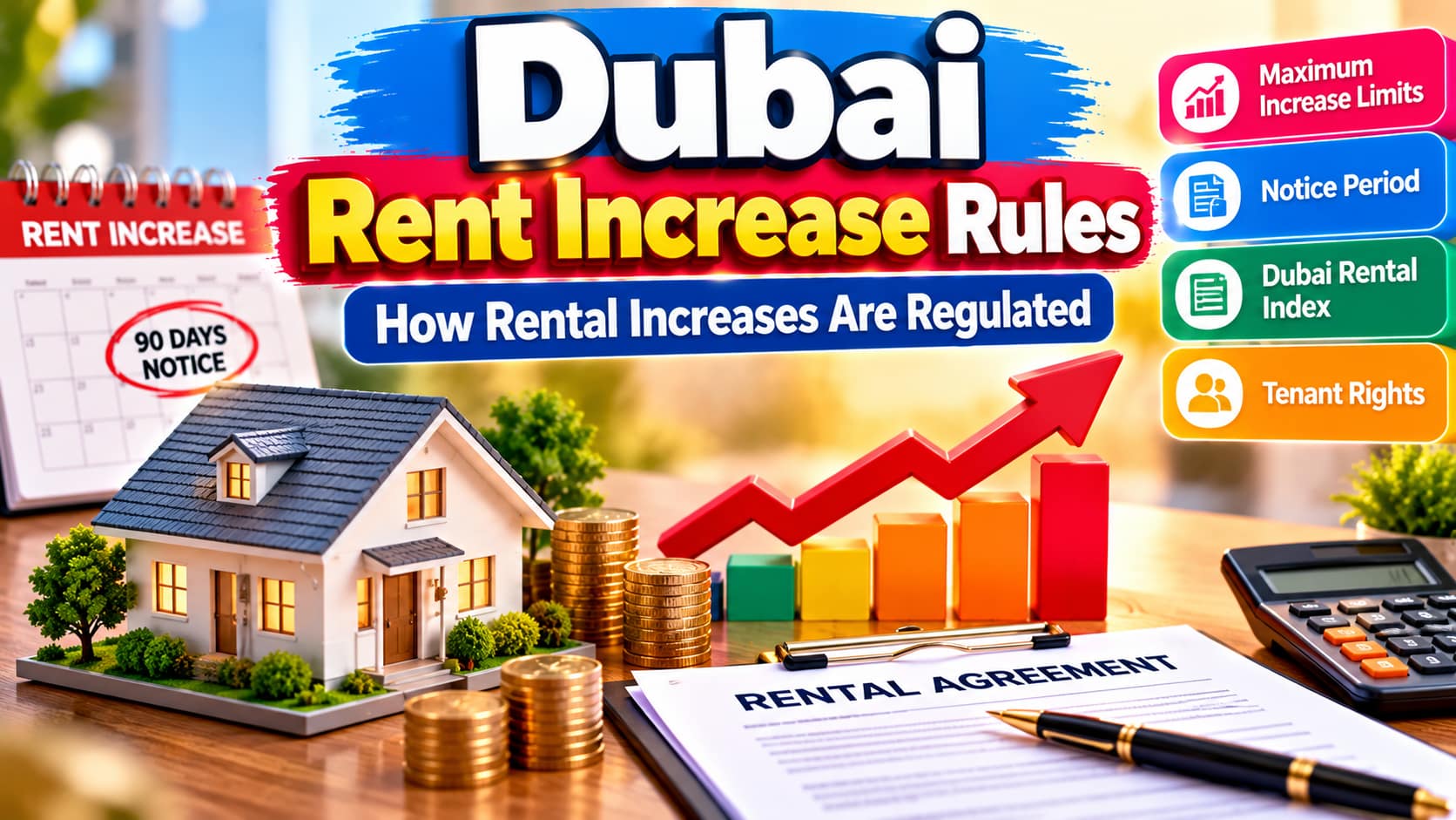 Dubai Rent Increase Rules for tenants and landlords