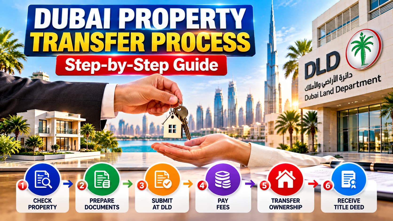 Dubai Property Transfer Process step-by-step guide for buyers
