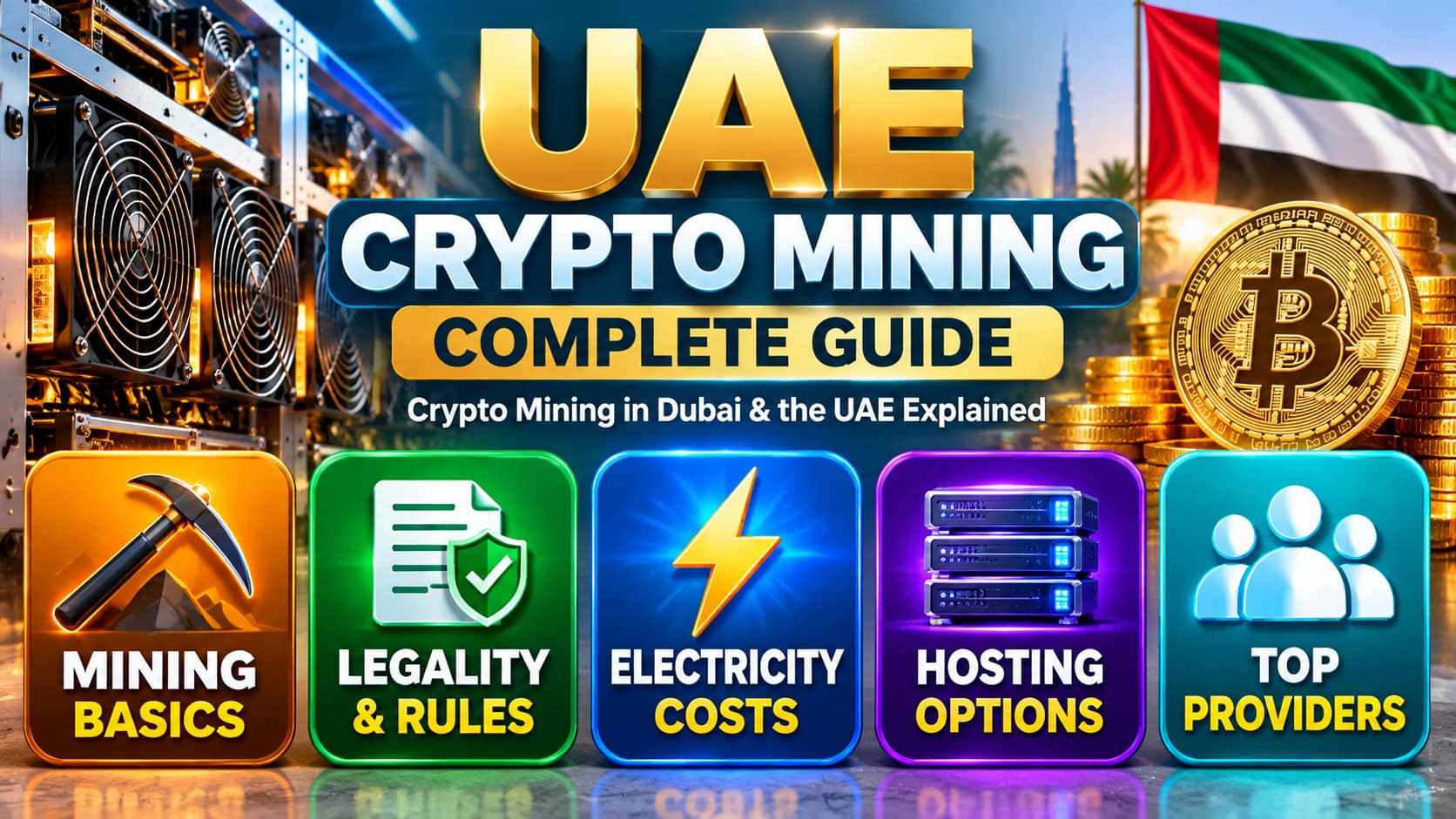 Bitcoin crypto mining equipment in Dubai UAE with ASIC mining machines