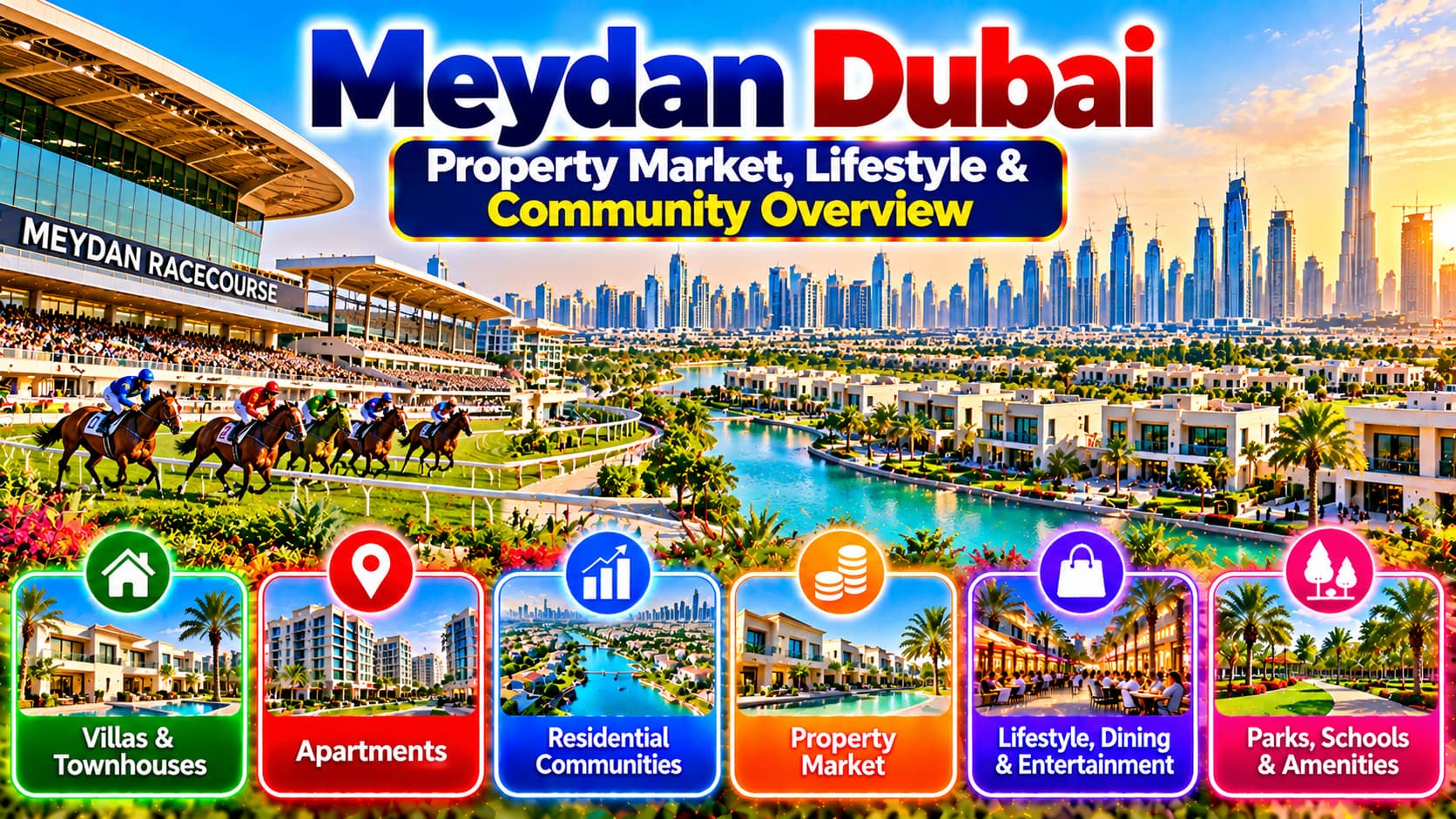 Meydan Dubai property market, lifestyle and residential community overview