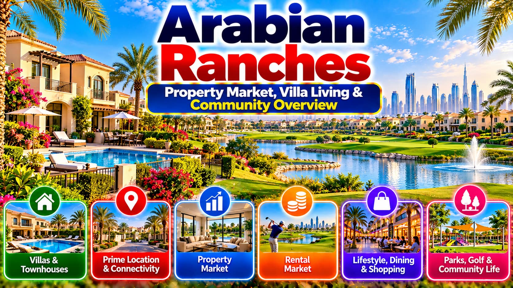Arabian Ranches property market, villa living and community overview in Dubai