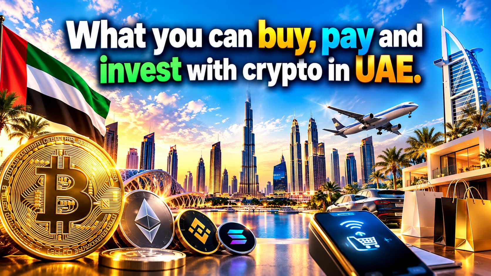 Crypto payments in UAE for buying, paying and investing with digital assets