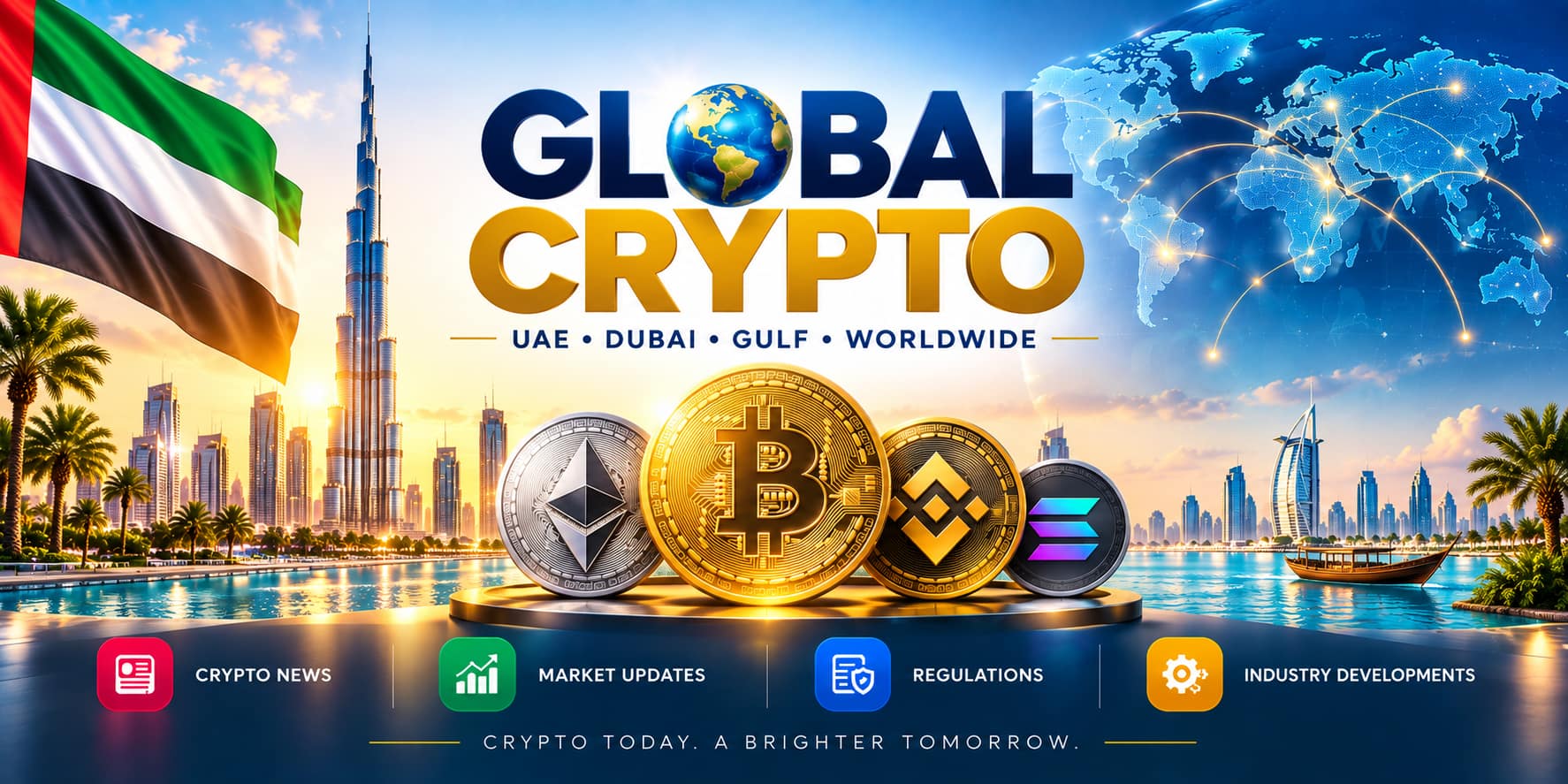 Global Crypto covering UAE, Dubai, Gulf and worldwide cryptocurrency news