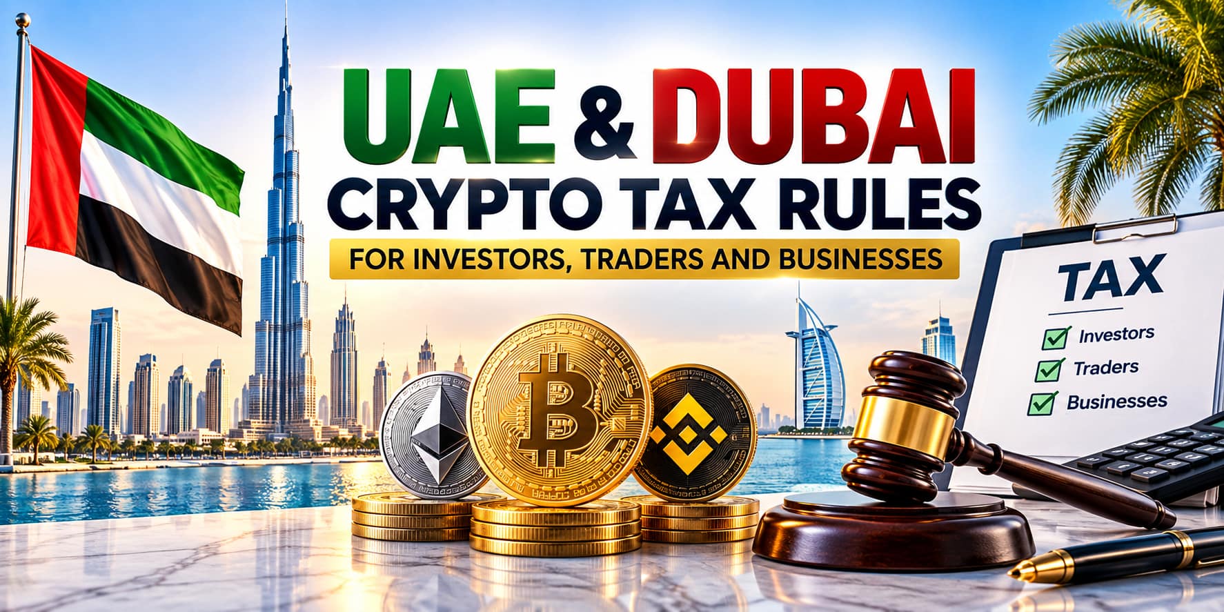 UAE and Dubai crypto tax rules for investors, traders and businesses